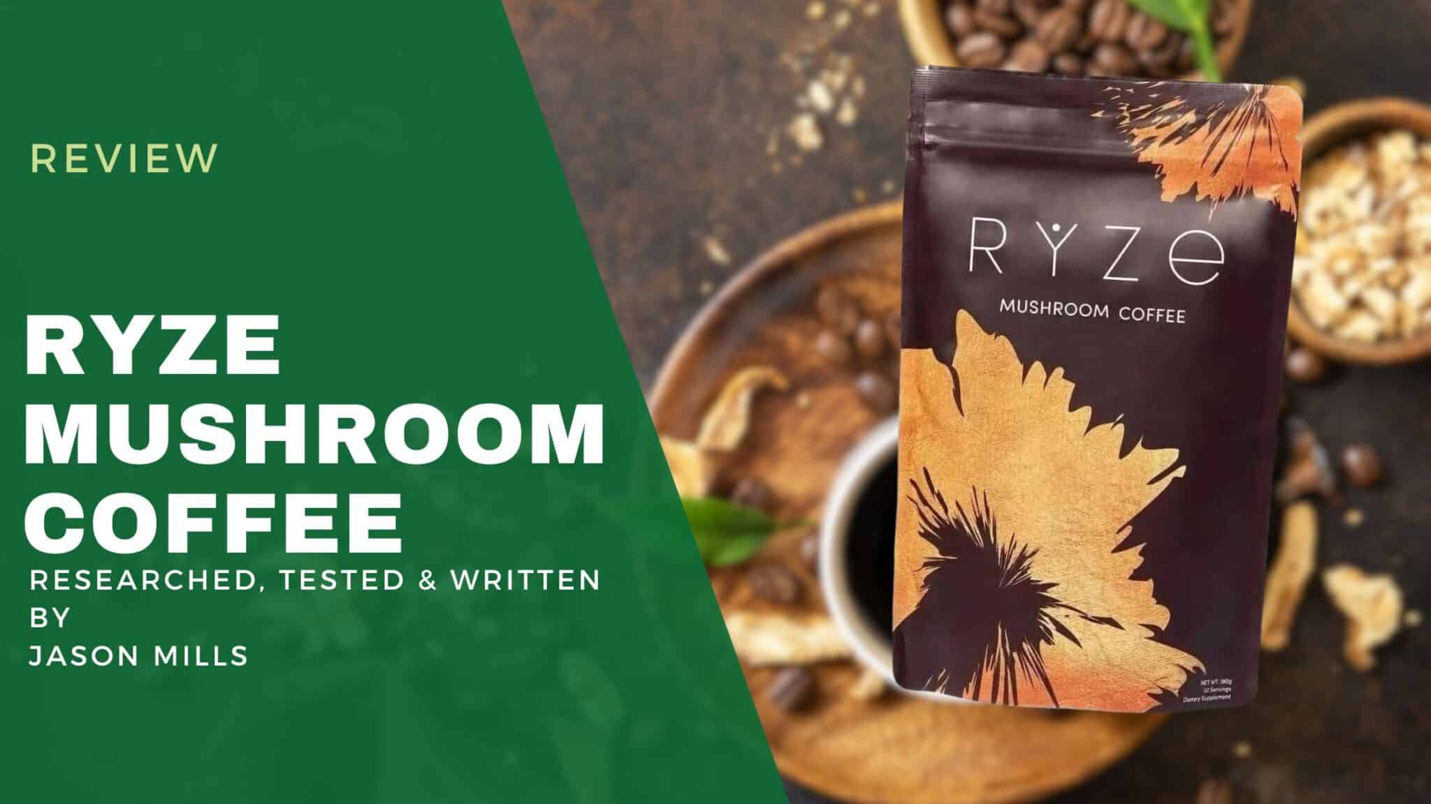 Pack Of 4 Organic RYSE Mushroom Coffee – 30 Servings Each, Medium Roast, Fast Shipping
